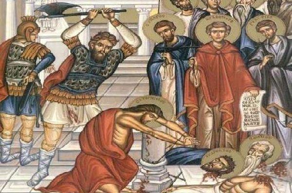 Holy Ten Martyrs who were martyred in Crete