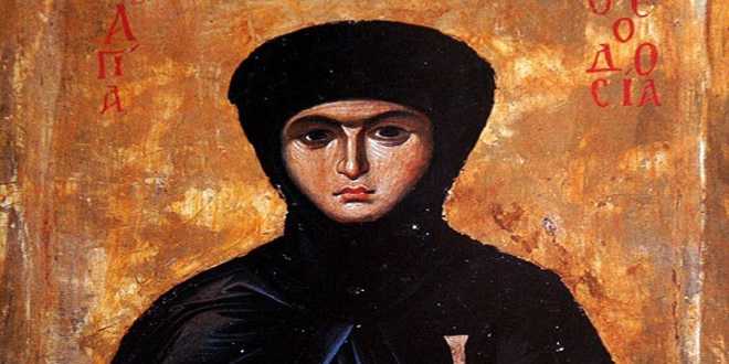 Saint Theodosia the Holy Martyr of Constantinople