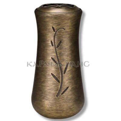 Flower pot smooth Designed Flower Antique Finished Brass